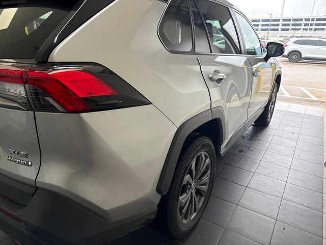 2023 Toyota RAV4 Hybrid XLE Premium Silver at North Houston Mitsubishi