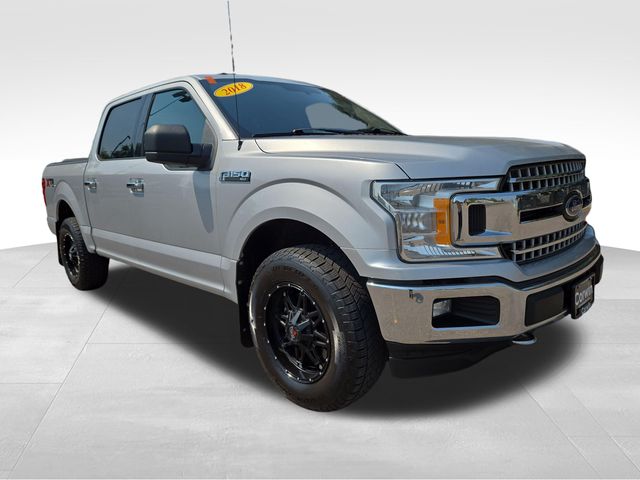 Ingot Silver Metallic 2018 Ford F-150 Pickup Truck Four-Wheel Drive Automatic