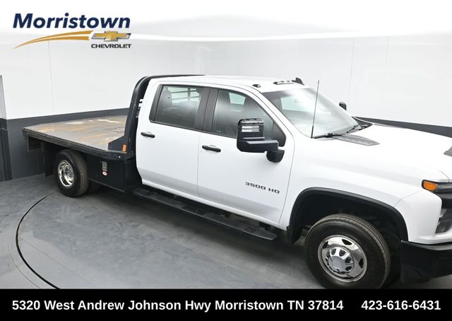 Summit White 2021 Chevrolet Silverado 3500HD Work Truck Crew Cab LB 4WD Pickup Truck Four-Wheel Drive 6-Speed Automatic
