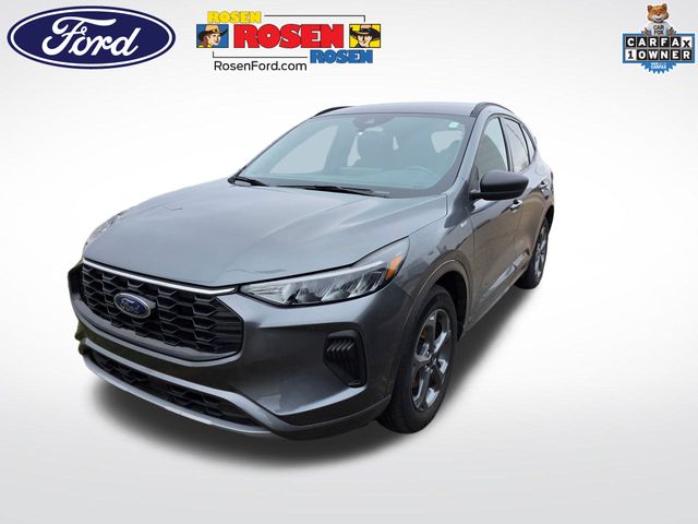 Carbonized Gray Metallic 2024 Ford Escape ST-Line AWD SUV / Crossover All-Wheel Drive 8-Speed Automatic