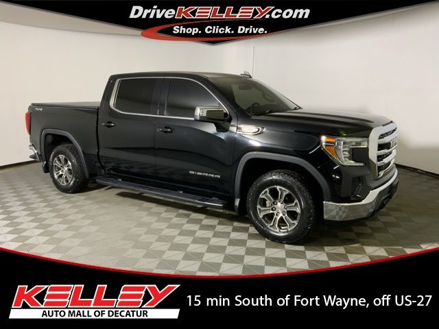 Onyx Black 2019 GMC Sierra 1500 SLE Crew Cab 4WD Pickup Truck Four-Wheel Drive 8-Speed Automatic