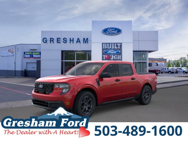 Ruby Red Metallic Tinted Clearcoat 2026 Ford Maverick XLT SuperCrew AWD Pickup Truck All-Wheel Drive Continuously Variable Transmission