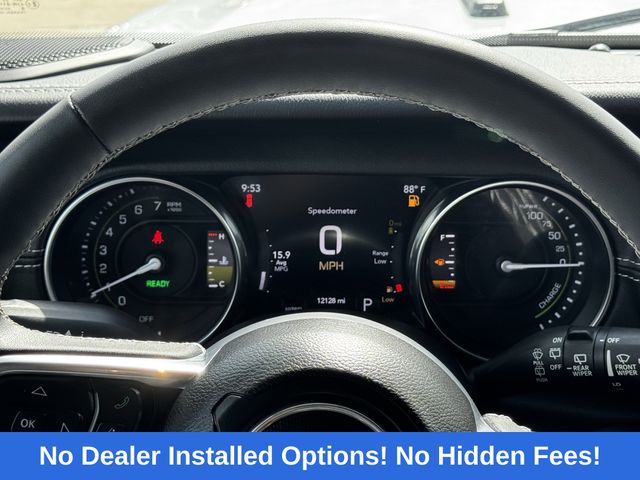 2023 Jeep Wrangler Sahara 4xe White at Gullo Toyota