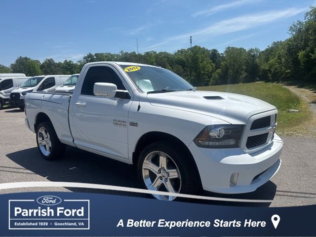 Bright White Clearcoat 2017 RAM 1500 Sport RWD Pickup Truck 4X2 8-Speed Automatic