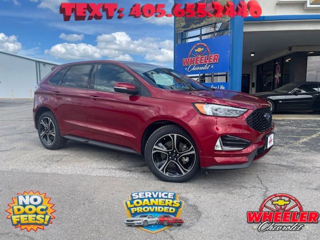 Ruby Red Metallic 2019 Ford Edge SUV / Crossover All-Wheel Drive 8-Speed Automatic