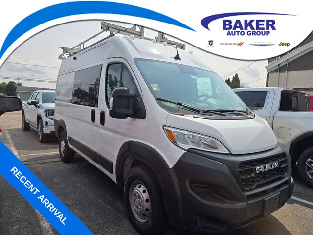Bright White Clearcoat 2023 RAM ProMaster Van Front-Wheel Drive 9-Speed Automatic