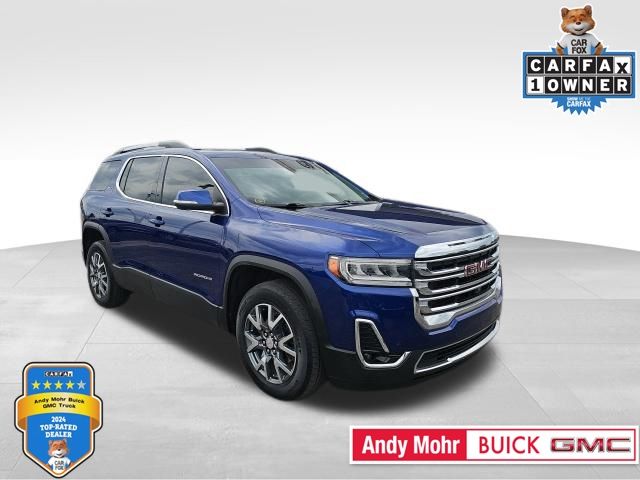 Ultra Blue Metallic 2023 GMC Acadia SLT FWD SUV / Crossover Front-Wheel Drive 9-Speed Automatic