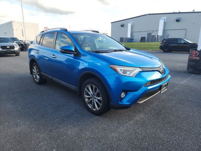 Light Blue 2018 Toyota RAV4 SUV / Crossover All-Wheel Drive 6-Speed Automatic