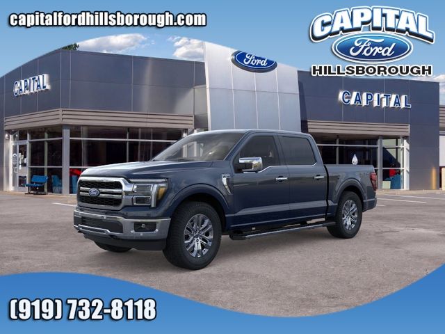 Blue Metallic 2026 Ford F-150 Pickup Truck Four-Wheel Drive Automatic