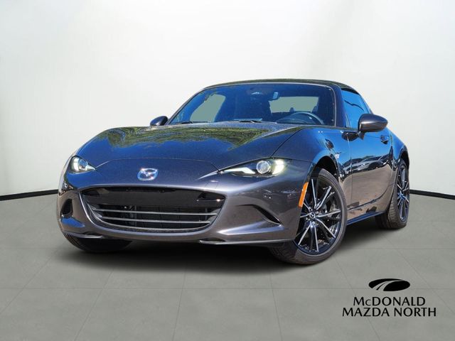 Machine Gray Metallic 2025 Mazda MX-5 Miata Convertible Rear-Wheel Drive 6-Speed Manual