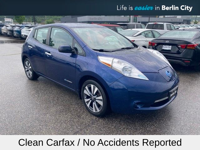 Deep Blue Pearl 2017 Nissan LEAF SV Hatchback Front-Wheel Drive Automatic