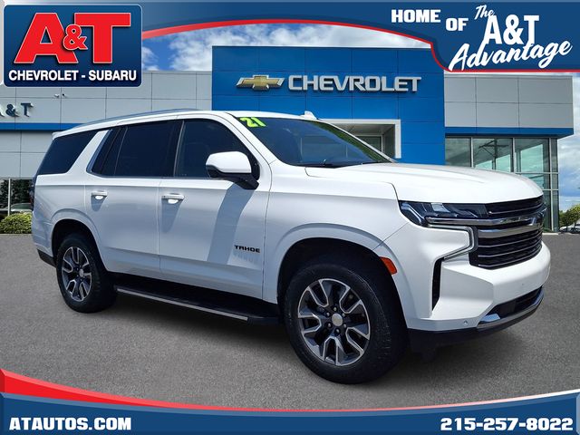 Summit White 2021 Chevrolet Tahoe SUV / Crossover Four-Wheel Drive 