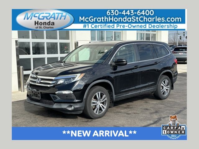 Crystal Black Pearl 2017 Honda Pilot EX-L AWD SUV / Crossover All-Wheel Drive 6-Speed Automatic