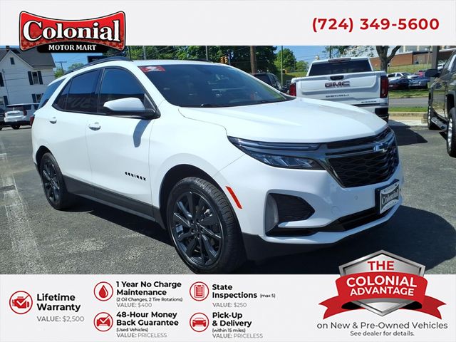 Summit White 2023 Chevrolet Equinox RS with 1RS AWD SUV / Crossover Four-Wheel Drive 6-Speed Automatic Overdrive