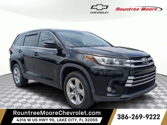 Midnight Black Metallic 2018 Toyota Highlander SUV / Crossover Front-Wheel Drive 8-Speed Automatic
