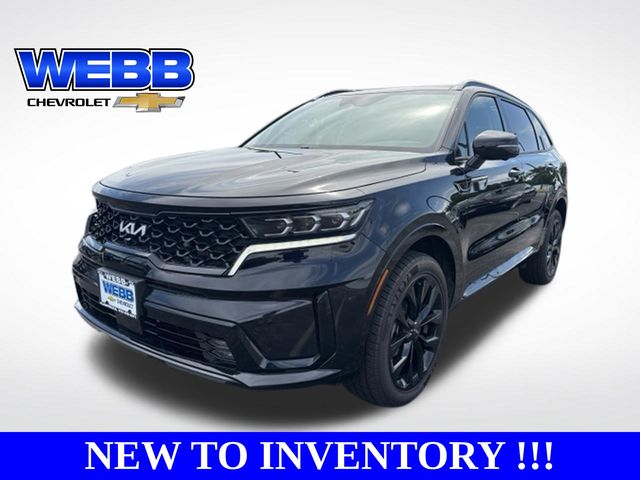 Ebony Black 2023 Kia Sorento SUV / Crossover All-Wheel Drive 8-Speed Dual Clutch