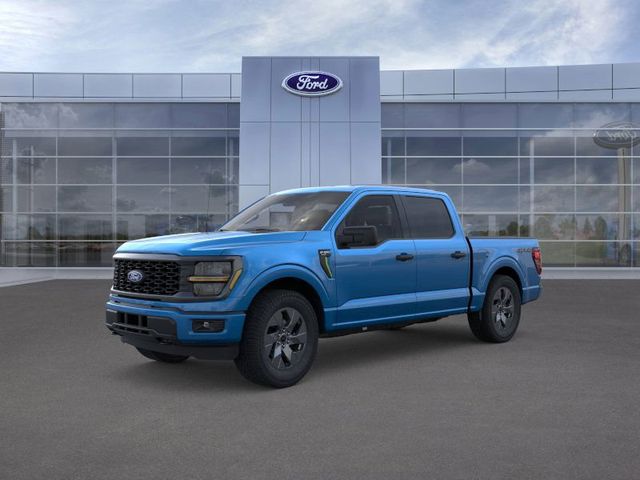 Blue Metallic 2025 Ford F-150 STX 4dr SuperCrew 4WD Pickup Truck Four-Wheel Drive Automatic