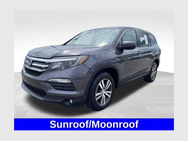 Gray 2018 Honda Pilot EX-L AWD SUV / Crossover All-Wheel Drive 6-Speed Automatic