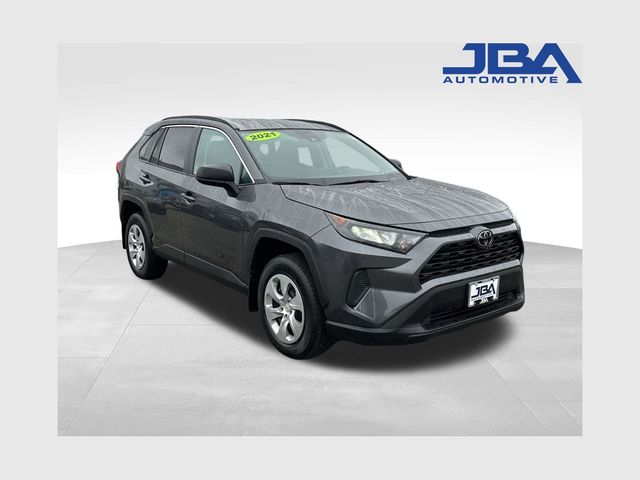 Magnetic Gray Metallic/Ice Edge Roof 2021 Toyota RAV4 LE AWD SUV / Crossover All-Wheel Drive 8-Speed Automatic