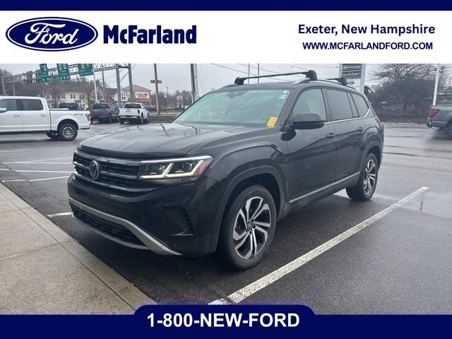 Deep Black Pearl 2022 Volkswagen Atlas SEL 4Motion SUV / Crossover All-Wheel Drive 8-Speed Automatic