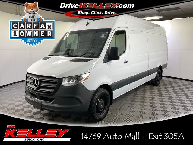 Arctic White 2025 Mercedes-Benz Sprinter Cargo 2500 170 High Roof RWD Van Rear-Wheel Drive 9-Speed Automatic
