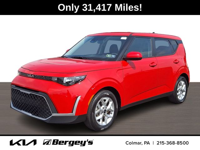 Inferno Red 2023 Kia Soul LX FWD SUV / Crossover Front-Wheel Drive Continuously Variable Transmission