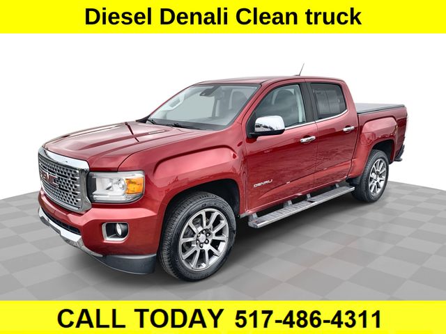 Red Quartz Tintcoat 2017 GMC Canyon Denali Crew Cab 4WD Pickup Truck Four-Wheel Drive 6-Speed Automatic