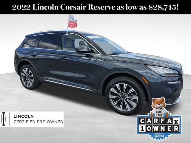 Blue Metallic 2022 Lincoln Corsair Reserve FWD SUV / Crossover Front-Wheel Drive 8-Speed Automatic
