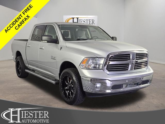 Bright Silver Clearcoat Metallic 2017 RAM 1500 Pickup Truck Four-Wheel Drive 8-Speed Automatic