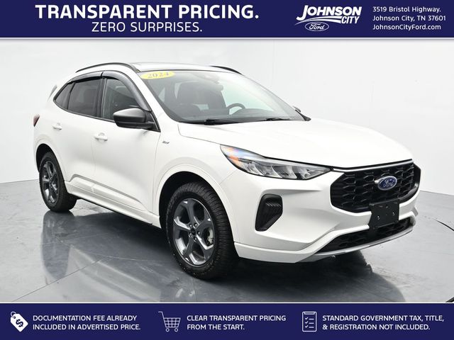Star White Metallic Tri-Coat 2024 Ford Escape SUV / Crossover All-Wheel Drive 8-Speed Automatic