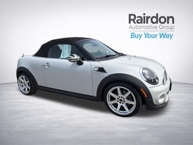 White Silver 2013 MINI Roadster Convertible Front-Wheel Drive 6-Speed Automatic