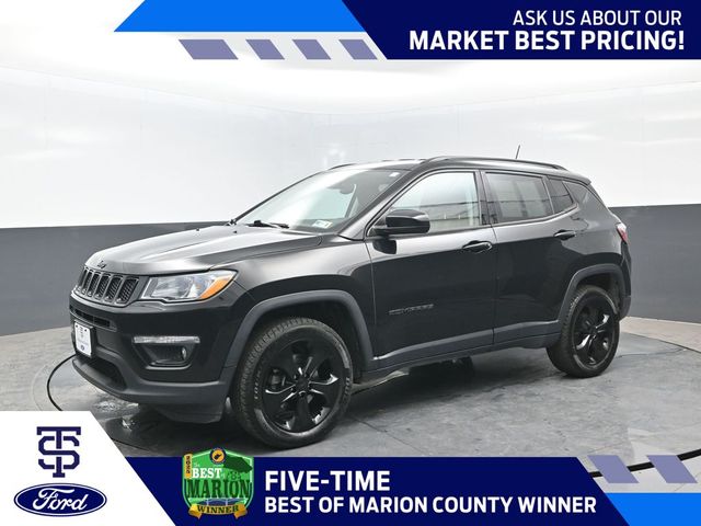 Diamond Black Crystal Pearlcoat 2019 Jeep Compass SUV / Crossover Four-Wheel Drive 9-Speed Automatic