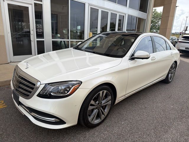 designo Diamond White Metallic 2019 Mercedes-Benz S-Class S 560 4MATIC AWD Sedan All-Wheel Drive 9-Speed Automatic