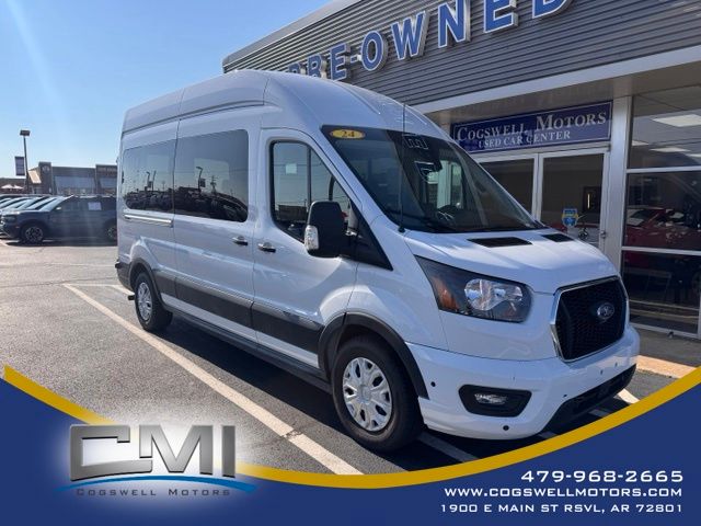 Oxford White 2024 Ford Transit Passenger Van Rear-Wheel Drive 