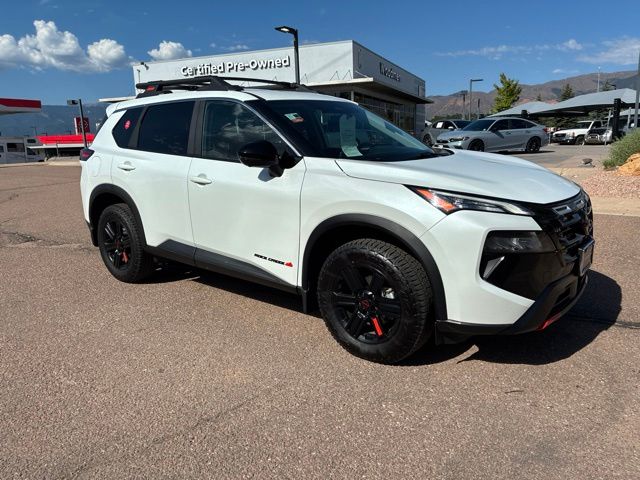 White Pearl 2025 Nissan Rogue SUV / Crossover All-Wheel Drive Continuously Variable Transmission