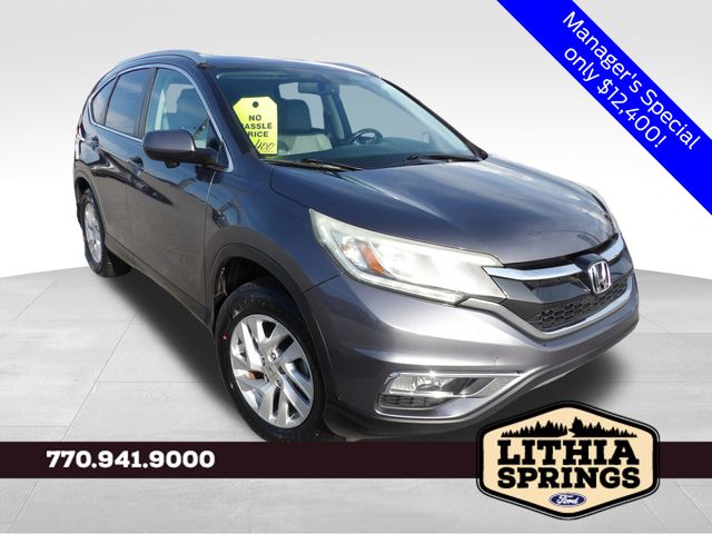 Gray 2016 Honda CR-V SUV / Crossover Front-Wheel Drive Continuously Variable Transmission