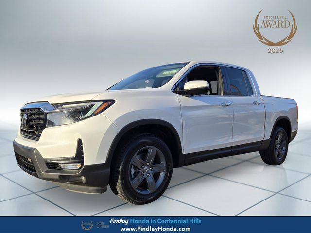 Platinum White Pearl 2023 Honda Ridgeline Pickup Truck All-Wheel Drive 9-Speed Automatic