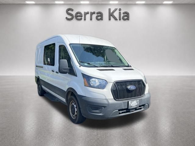 Oxford White 2021 Ford Transit Cargo Van Rear-Wheel Drive