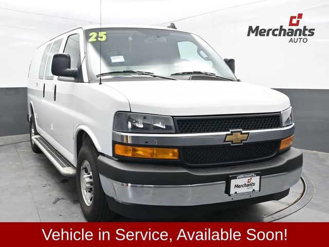 Summit White 2025 Chevrolet Express Cargo Van Rear-Wheel Drive 8-Speed Automatic Overdrive