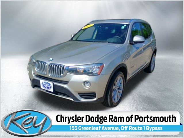 Mineral Silver Metallic 2017 BMW X3 SUV / Crossover All-Wheel Drive 8-Speed Automatic