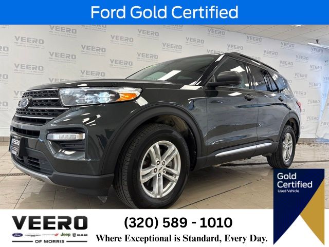 Green Metallic 2024 Ford Explorer SUV / Crossover All-Wheel Drive Automatic