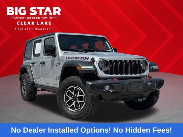 2024 Jeep Wrangler Rubicon Silver at Bayway Cadillac of The Woodlands