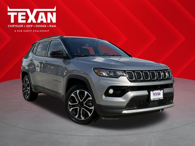 2024 Jeep Compass Limited Silver at Joe Myers Mazda Kia