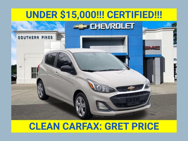 Toasted Marshmallow Metallic 2020 Chevrolet Spark Hatchback Front-Wheel Drive Continuously Variable Transmission