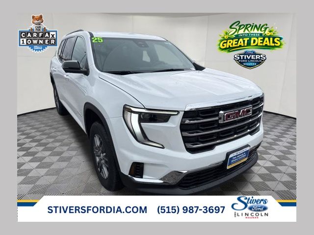 Summit White 2025 GMC Acadia Elevation AWD SUV / Crossover Four-Wheel Drive 8-Speed Automatic