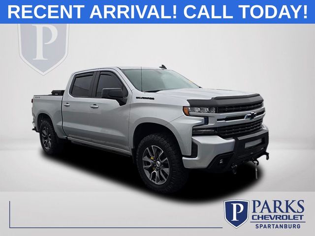 Silver Ice Metallic 2020 Chevrolet Silverado 1500 RST Crew Cab 4WD Pickup Truck Four-Wheel Drive 8-Speed Automatic