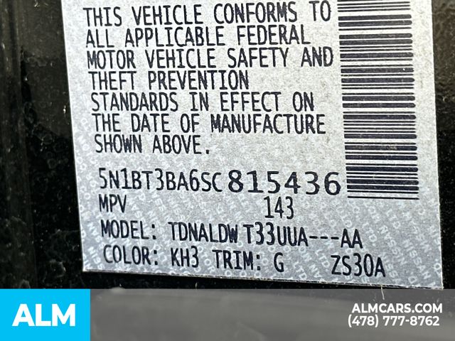 Used 2025 Black Nissan SV image 36