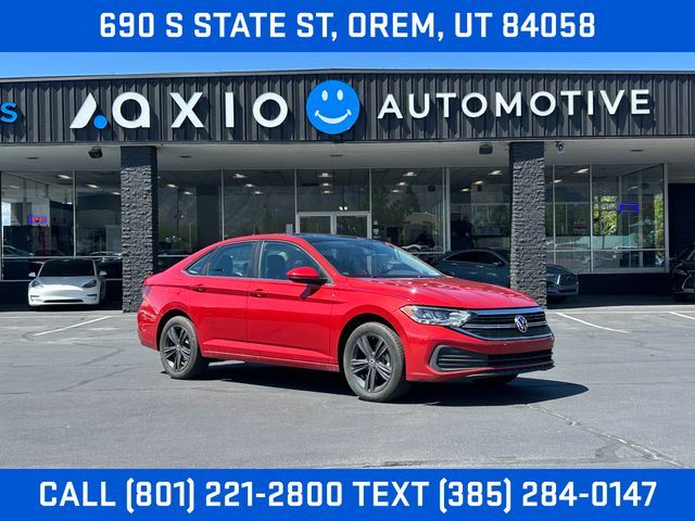 Red 2022 Volkswagen Jetta Sedan Front-Wheel Drive 8-Speed Automatic
