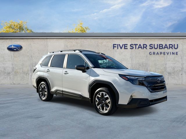 Crystal White Pearl 2026 Subaru Forester SUV / Crossover All-Wheel Drive Continuously Variable Transmission
