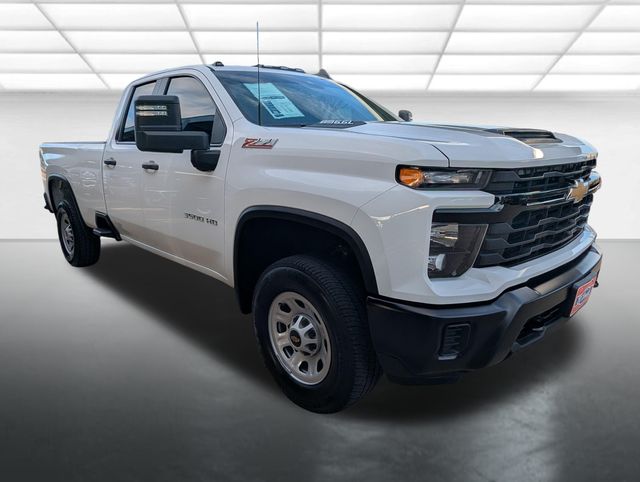 Summit White 2025 Chevrolet Silverado 3500HD Work Truck Double Cab LB 4WD Pickup Truck Four-Wheel Drive Automatic
